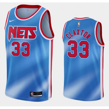 Maillot Basket Brooklyn Nets Nicolas Claxton 33 2020-21 Nike Hardwood Classics Swingman - Homme